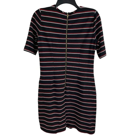 Gabby Skye Women Stripe Short Sleeve Dress Size 6 - Picture 2 of 7